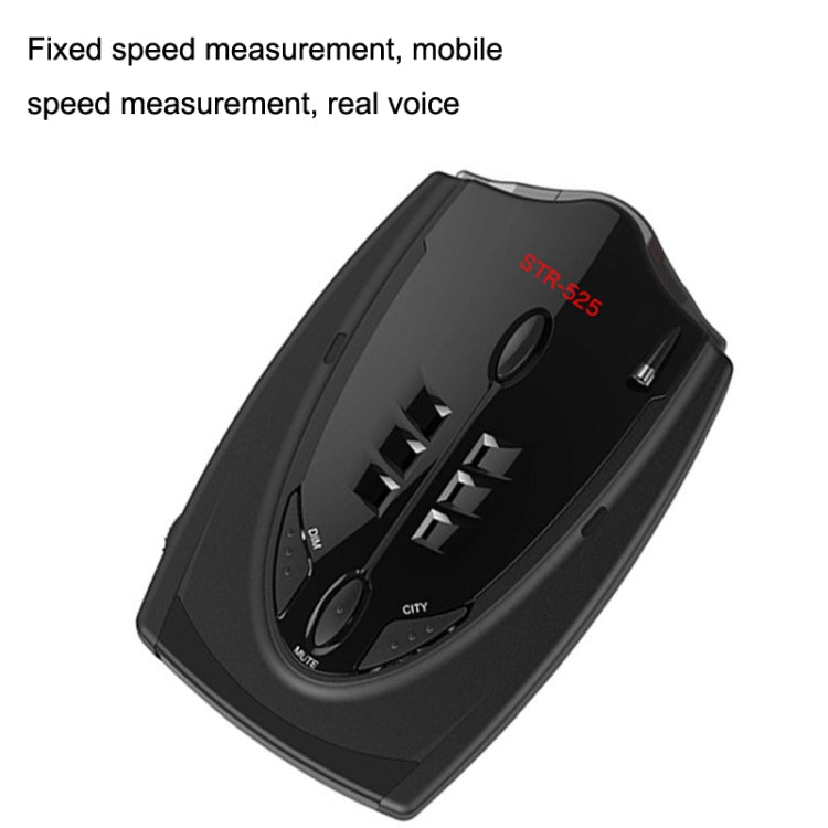 Dispositivo di allarme rapido della velocità del flusso a frequenza piena con radar elettronico per auto per cani STR-525, STR-525