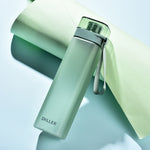 Diller D8646 Borraccia fitness a tenuta stagna di forma quadrata, 400ml, 550ml, 700ml