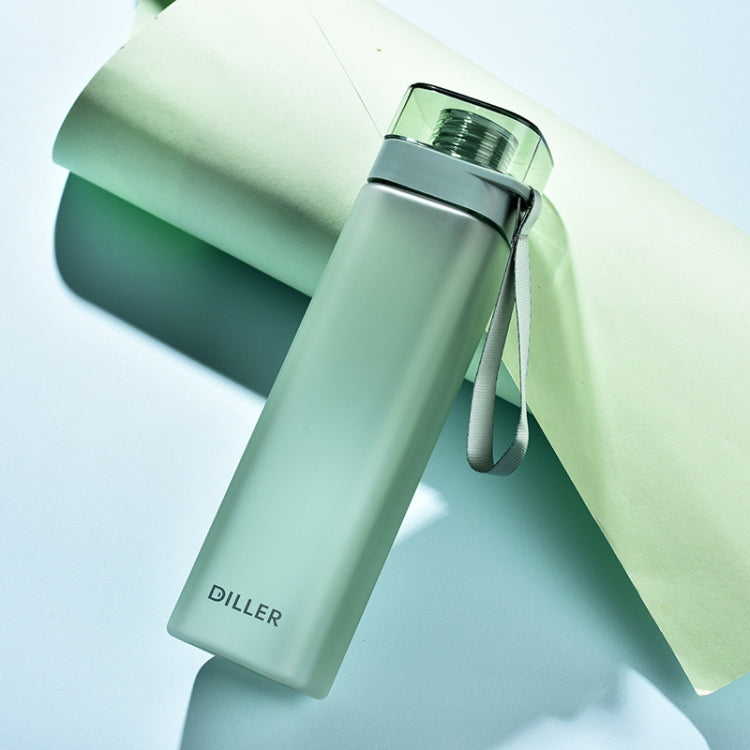 Diller D8646 Borraccia fitness a tenuta stagna di forma quadrata, 400ml, 550ml, 700ml