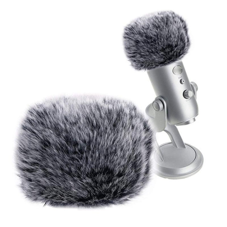 Custodia per microfono in peluche Custodia per parabrezza compatibile per microfono a condensatore Blue Yeti