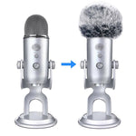 Custodia in peluche per microfono Blue Yeti 9x10 cm