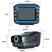 VG3 Dispositivo di allarme radar mobile per veicoli con registratore elettronico di guida per cani 2 in 1, VG3