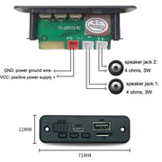 JQ-D102BT con amplificatore registrazione chiamate modulo scheda decoder Bluetooth MP3, JQ-D102BT