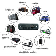 JQ-D102BT con amplificatore registrazione chiamate modulo scheda decoder Bluetooth MP3, JQ-D102BT
