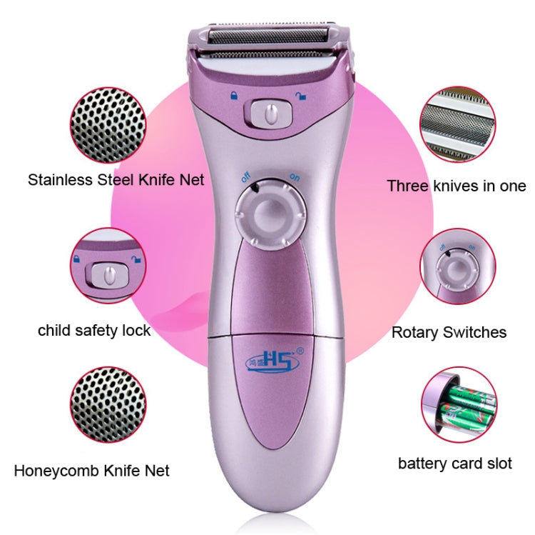 Epilatore HS-3001 per taglio capelli donna batteria AA