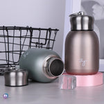 Bicchiere da 280 ml in acciaio inossidabile 304 con manico sottovuoto, Black, Gold, Green, Silver, Rose Gold