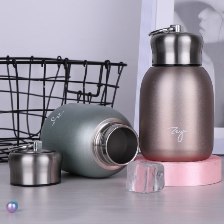Bicchiere da 280 ml in acciaio inossidabile 304 con manico sottovuoto, Black, Gold, Green, Silver, Rose Gold