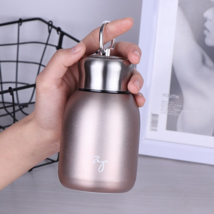 Bicchiere da 280 ml in acciaio inossidabile 304 con manico sottovuoto, Black, Gold, Green, Silver, Rose Gold