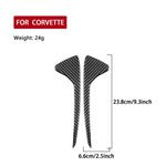 Adesivo decorativo laterale anteriore per Chevrolet Corvette C8, 2 pezzi/set