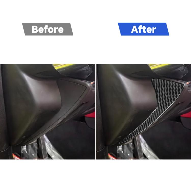 Adesivo decorativo laterale anteriore per Chevrolet Corvette C8, 2 pezzi/set
