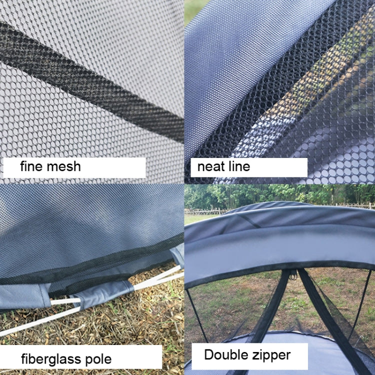Tenda repellente per zanzare da esterno Tenda in rete a costruzione libera completamente automatica
