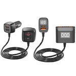 One For Four Car Charger QC3.0 Fast Charge 4USB Caricabatteria per auto anteriore e posteriore per auto, stile:, Standard Edition, Upgraded Edition