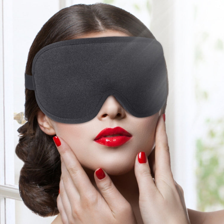 Maschera per occhi oscurante tridimensionale traspirante per il sonno, Black, Gray, Champagne Color, Color Matching