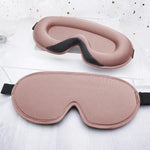 Maschera per occhi oscurante tridimensionale traspirante per il sonno, Black, Gray, Champagne Color, Color Matching