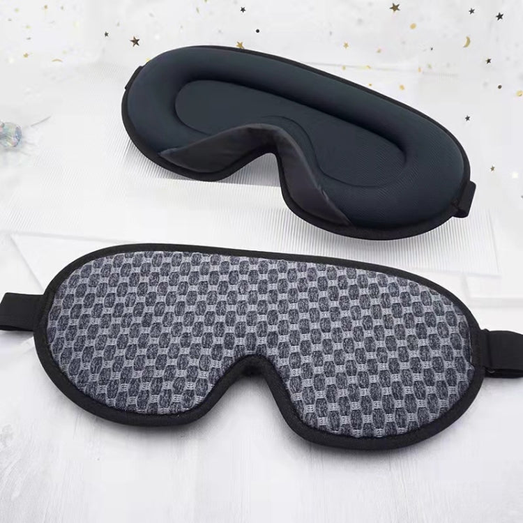 Maschera per occhi oscurante tridimensionale traspirante per il sonno, Black, Gray, Champagne Color, Color Matching