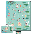 Tappetino da campeggio portatile impermeabile a prova di umidità addensato all'aperto, Y008(1.5x2m), Y009(1.5x2m), Y011(1.5x2m), Y012(1.5x2m), Y017(1.5x2m)