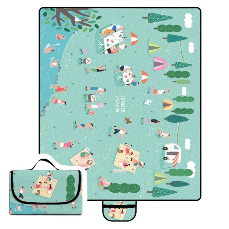 Tappetino da campeggio portatile impermeabile a prova di umidità addensato all'aperto, Y008(1.5x2m), Y009(1.5x2m), Y011(1.5x2m), Y012(1.5x2m), Y017(1.5x2m)
