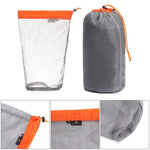 LUCKSTONE WSD2005020 Borsa organizzativa in rete leggera, dimensioni:, S (Gray Blue), M (Gray Orange), L (Gray Green), XL (Gray Blue), XXL (Gray Black), S (Black Blue), M (Black Orange), L (Black Green), XL (Black Blue), XXL (Black Black)              ...