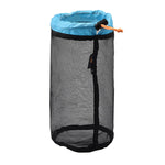 LUCKSTONE WSD2005020 Borsa organizzativa in rete leggera, dimensioni:, S (Gray Blue), M (Gray Orange), L (Gray Green), XL (Gray Blue), XXL (Gray Black), S (Black Blue), M (Black Orange), L (Black Green), XL (Black Blue), XXL (Black Black)              ...