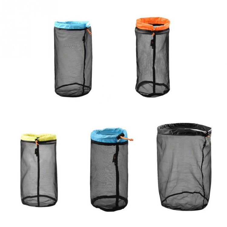 LUCKSTONE WSD2005020 Borsa organizzativa in rete leggera, dimensioni:, S (Gray Blue), M (Gray Orange), L (Gray Green), XL (Gray Blue), XXL (Gray Black), S (Black Blue), M (Black Orange), L (Black Green), XL (Black Blue), XXL (Black Black)              ...