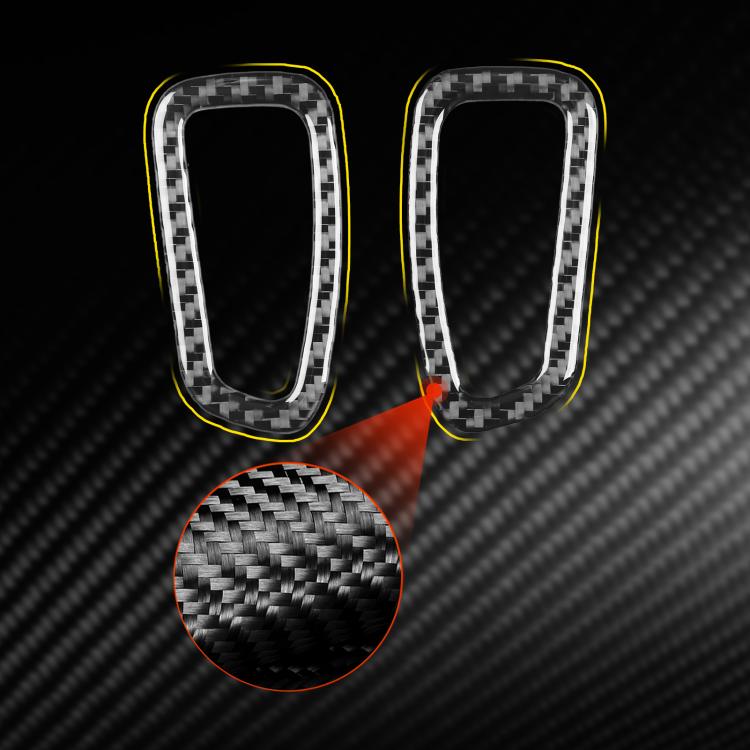 Adesivi decorativi per bocchette d'aria del montante A per Chevrolet Corvette C8, set da 2 pezzi.