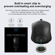 Per modulo di ricarica wireless per mouse Logitech G502 / G703 / G403 / G903 / GPW / GPW2, Transparent, Transparent + Wireless Charging, Flash