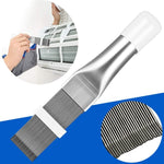Strumento per la pulizia delle alette del condizionatore d'aria Spazzola pieghevole per pettine a bobina, Air Conditioner Fin Cleaning Brush