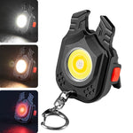 E-SMARTER W5129 Mini torcia portatile a luce forte, specifica:, With Keychain, With Tape Rope