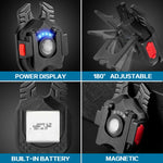 E-SMARTER W5129 Mini torcia portatile a luce forte, specifica:, With Keychain, With Tape Rope