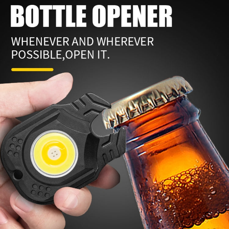 E-SMARTER W5129 Mini torcia portatile a luce forte, specifica:, With Keychain, With Tape Rope
