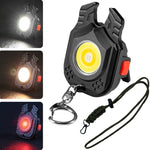 E-SMARTER W5129 Mini torcia portatile a luce forte, specifica:, With Keychain, With Tape Rope