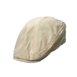 Berretto in lino retrò con berretto in avanti Berretto primaverile ed estivo, Black, White, Beige, Red Brown, Dark Khaki, Light Khaki
