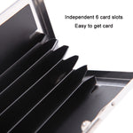 Scatola per carte di credito bancaria anti-smagnetizzazione di sicurezza in metallo, Card Box