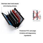 Scatola per carte di credito bancaria anti-smagnetizzazione di sicurezza in metallo, Card Box
