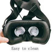 Copertura per maschera per gli occhi in schiuma per il viso in pelle PU da 2 pezzi per auricolare HTC VIVE VR, Thick 2cm, Thin 1.5cm