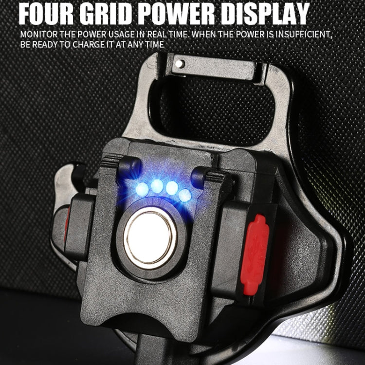 E-SMARTER W5133 Mini portachiavi a luce forte torcia portatile, specifica:, Black, Black+Tripod