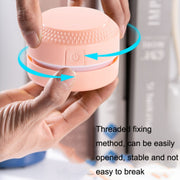 2PCS Desktop Mini Aspirapolvere Coriandoli di gomma Pulitore per tastiera, Pink, Blue