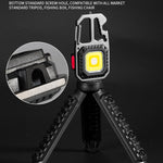 E-SMARTER W5138 Mini torcia portatile a luce intensa, specifica:, Black, Tarnish, Black+Magnet, Tarnish+Magnet, Black+Bracket, Tarnish+Bracket, Black+Magnet+Bracket, Tarnish+Magnet+Bracket