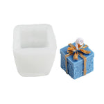 Stampo in silicone per gesso aromaterapico per candele natalizie fai-da-te, forma:, Santa, Simple Christmas Tree, Triangular Christmas Tree, Christmas Gift, Single Stereo, Snow House 3, Single Christmas Cylinder, Origami Christmas Tree                 ...