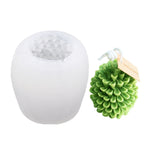 Stampo in silicone per gesso aromaterapico per candele natalizie fai-da-te, forma:, Santa, Simple Christmas Tree, Triangular Christmas Tree, Christmas Gift, Single Stereo, Snow House 3, Single Christmas Cylinder, Origami Christmas Tree                 ...
