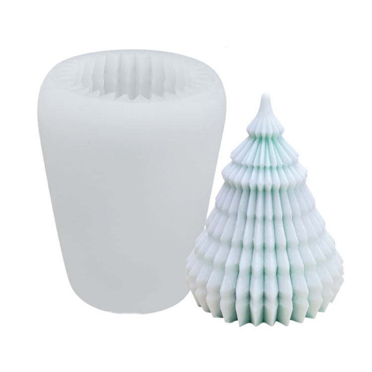Stampo in silicone per gesso aromaterapico per candele natalizie fai-da-te, forma:, Santa, Simple Christmas Tree, Triangular Christmas Tree, Christmas Gift, Single Stereo, Snow House 3, Single Christmas Cylinder, Origami Christmas Tree                 ...