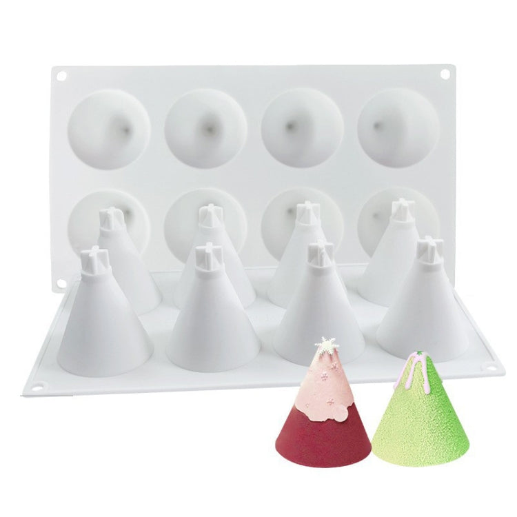 Stampo in silicone per gesso aromaterapico per candele natalizie fai-da-te, forma:, Santa, Simple Christmas Tree, Triangular Christmas Tree, Christmas Gift, Single Stereo, Snow House 3, Single Christmas Cylinder, Origami Christmas Tree                 ...