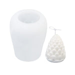 Stampo in silicone per gesso aromaterapico per candele natalizie fai-da-te, forma:, Santa, Simple Christmas Tree, Triangular Christmas Tree, Christmas Gift, Single Stereo, Snow House 3, Single Christmas Cylinder, Origami Christmas Tree                 ...