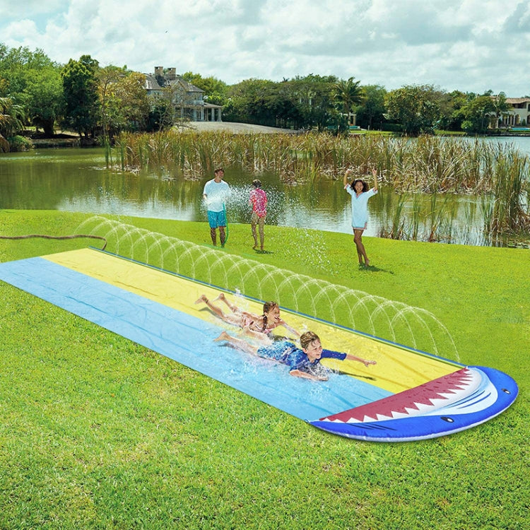 Giochi d'acqua all'aperto del parco del prato inglese dello scivolo dello squalo dello spruzzo d'acqua del PVC, With Surfboard, Without Surfboard