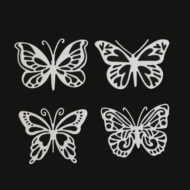 Fustella per goffratura in metallo a quattro farfalle Fustella in acciaio al carbonio fai-da-te, Butterfly Shape