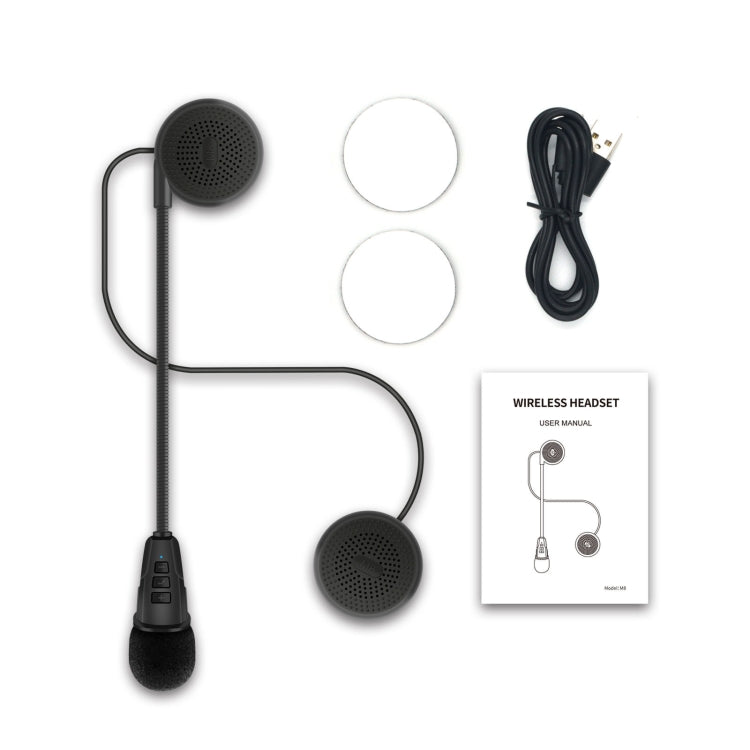 Casco moto con cuffie Bluetooth M8 wireless