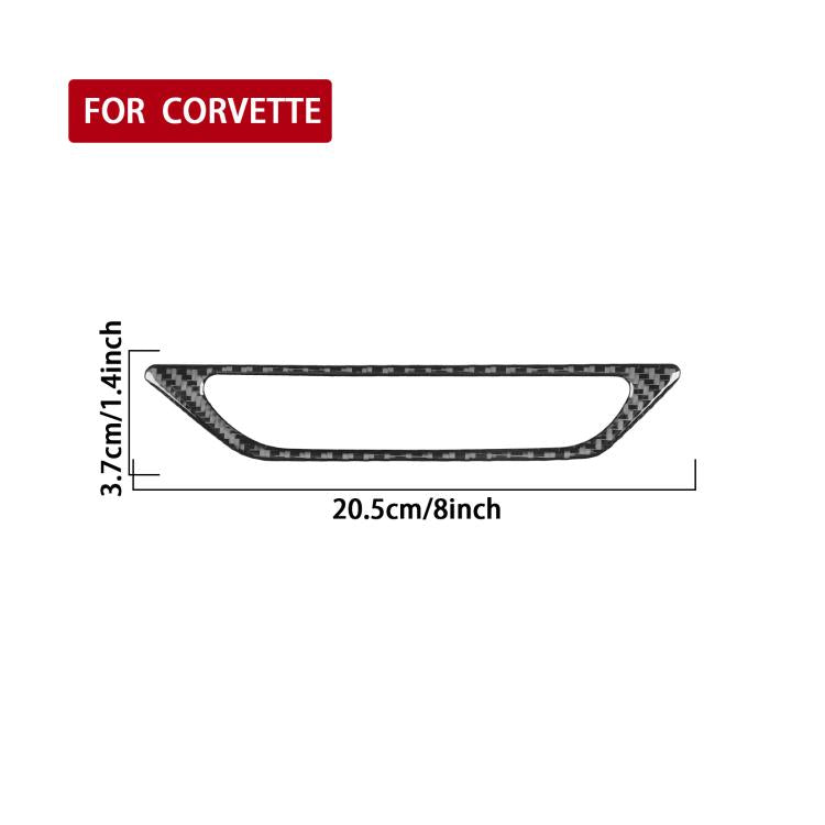 Adesivo decorativo per la maniglia del bagagliaio della Chevrolet Corvette C8