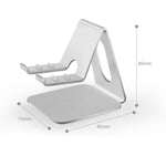 Staffa regolabile in metallo per tablet e smartphone