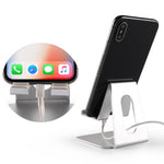 Staffa regolabile in metallo per tablet e smartphone
