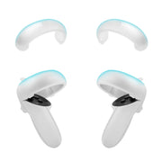 Anello in silicone anticollisione con impugnatura del controller da 1 paio per Oculus Quest2